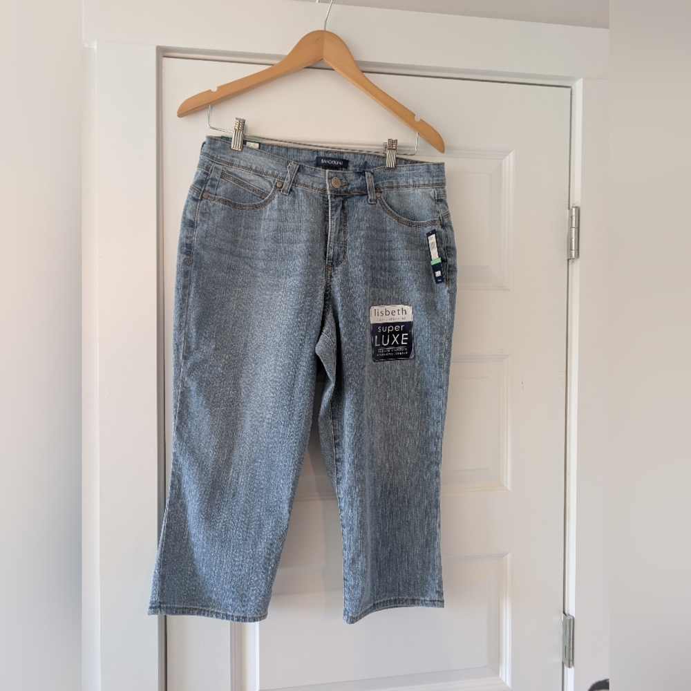 Bandolino Women's Ankle & Cropped Jeans - Blue Size 8 - Picture 3 of 8